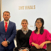 The Fall 2022 3MT competition was won by B. Celia Cui from pharmaceutical sciences. The 1st runner-up was Gelareh Rezvan from chemical engineering and the 2nd runner-up was Taylor Larison from chemistry. 📷 In photo (left to right): Taylor Larison, Gelareh Rezvan, B. Celia Cui.